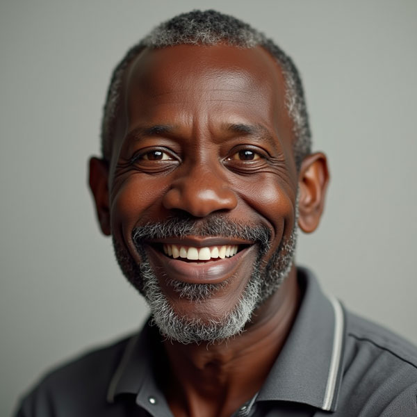 Man with Dentures
