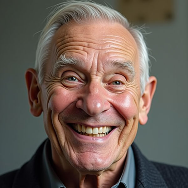 Man with Dentures